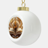 Boule En Céramique "Glow Golden Knowledge" (Droite)
