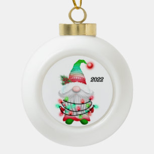 Boule En Céramique Gnome de Noël 2022