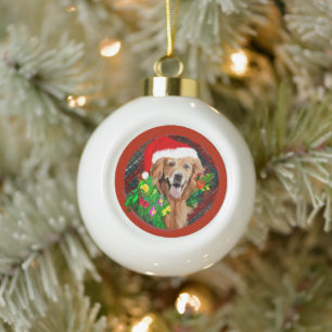 Boule En Céramique Golden Retriever Mom mignon chien race
