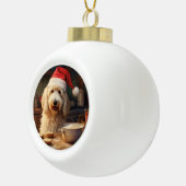Boule En Céramique Goldendoodle Christmas Cookies Holiday (Droite)