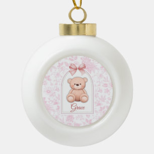 Boule En Céramique Grâce Conception personnalisée d'ours en peluche