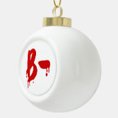 Boule En Céramique Groupe sanguin B- Hôpital d'horreur négatif (Droite)