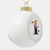 Boule En Céramique Halloween Dracula Funny (Gauche)