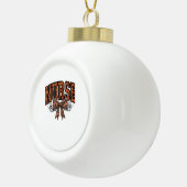 Boule En Céramique Halloween Infirmière Coquette Bow Classique Éffray (Droite)