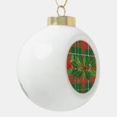 Boule En Céramique Holly on Christmas Plaid 4 (Gauche)