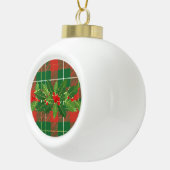 Boule En Céramique Holly on Christmas Plaid 4 (Droite)