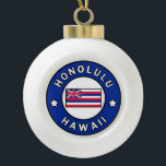 Boule En Céramique Honolulu Hawaii<br><div class="desc">Honolulu Hawaii</div>
