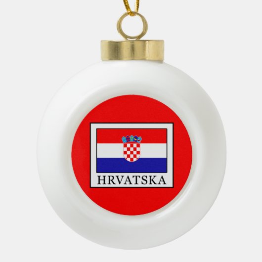 Boule En Céramique Hrvatska (Devant)