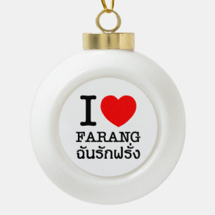 Boule En Céramique I Heart (Amour) Farang