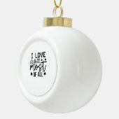 Boule En Céramique I Love Fall Most All Classic T-Shirt (Droite)