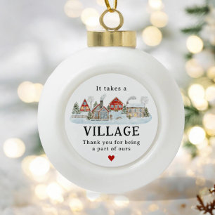 Boule En Céramique Il faut un cadeau de Merci Helper Village