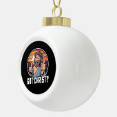 Boule En Céramique J'ai Buddy un Christ Noël Jésus Religieux (Droite)