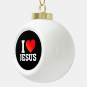 Boule En Céramique J'aime Jésus (Droite)