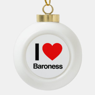 Boule En Céramique j'aime les baronnes