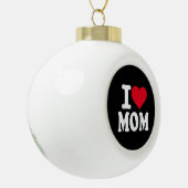 Boule En Céramique J'aime maman (Gauche)