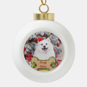 Boule En Céramique Je Vous Woof un Joyeux Noël Cadeau Personnalisé de
