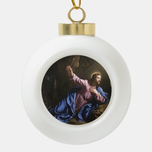 Boule En Céramique Jésus (Devant)