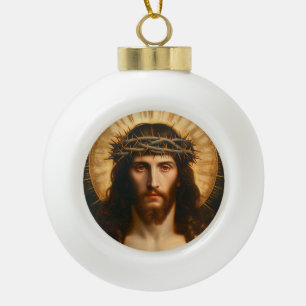 Boule En Céramique Jésus Christ Art religieux chrétien