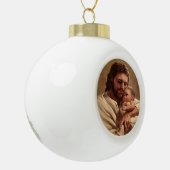 Boule En Céramique Jésus et l'enfant (Gauche)