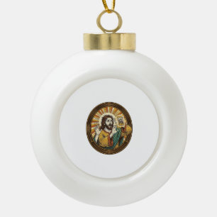 Boule En Céramique Jesus Selfie Accidentel avec la Caméra Frontale et