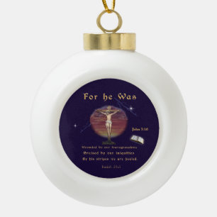 Boule En Céramique John 3:16