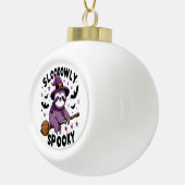 Boule En Céramique Joli Halloween Sloth Joie (2) (Droite)