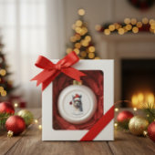 Boule En Céramique Joli Noël Alpaca, coutume