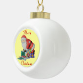 Boule En Céramique Joli père Noël et jouets enveloppant cadeaux de No (Droite)