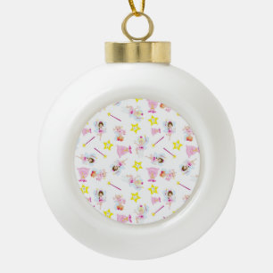 Boule En Céramique Jolie dent Fée de dents Magie Baguette Blancs dent