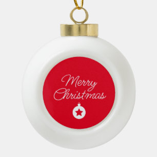 Boule En Céramique Joyeuse nouvelle année Joyeux Noël Période des fêt