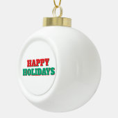 Boule En Céramique Joyeuses Fêtes Joyeux Noël Période de Vacances (Droite)