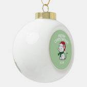 Boule En Céramique Joyeux Christmouse (Gauche)