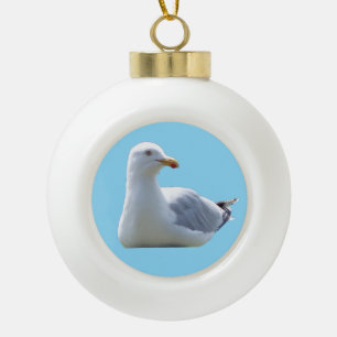 Boule En Céramique Joyeux "Gully en Vacances" Charme de Noël de Mouet