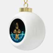 Boule En Céramique Joyeux Noё l - Chasseur inuit fragile (Droite)