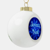 Boule En Céramique Joyeux Noё l - Snowburst (Gauche)