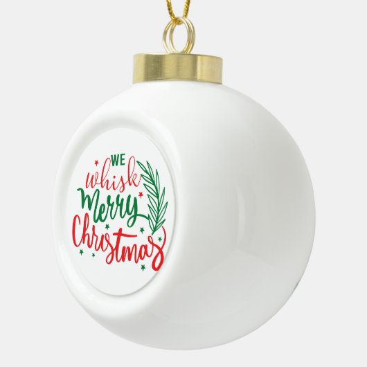 Boule En Céramique Joyeux Noël (Droite)