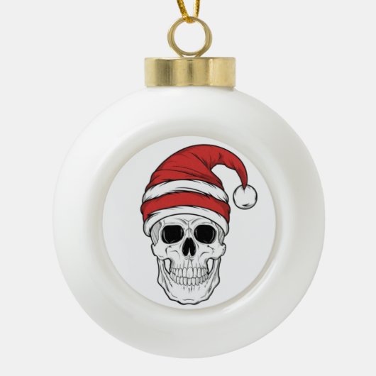 Boule En Céramique Joyeux Noël (Devant)