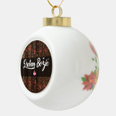 Boule En Céramique Joyeux Noël croate, Sretan Božić rustique (Droite)