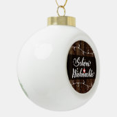 Boule En Céramique Joyeux Noël suisse, Schöni Wiehnachte (Gauche)