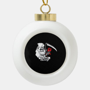 Boule En Céramique Jusqu'à ce que la mort nous sépare - Grim Reaper L