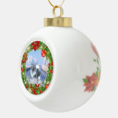 Boule En Céramique Kees à l'ornement du canal de neige (Droite)