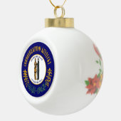 Boule En Céramique Kentucky : Drapeau d'État américain du Commonwealt (Droite)