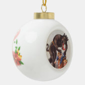 Boule En Céramique Krampus enlève des enfants (Gauche)