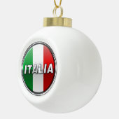 Boule En Céramique La Bandiera - le drapeau italien (Droite)