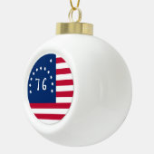 Boule En Céramique La bannière de Bennington : le 76e drapeau de bata (Droite)
