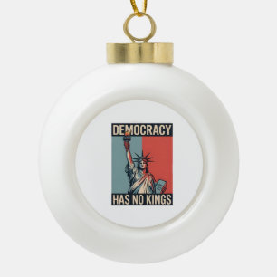 Boule En Céramique La démocratie n'a pas de rois Statut Liberté Améri