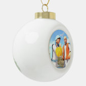 Boule En Céramique La Sainte Famille - Nativité (Gauche)