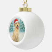 Boule En Céramique Labrador jaune (Droite)
