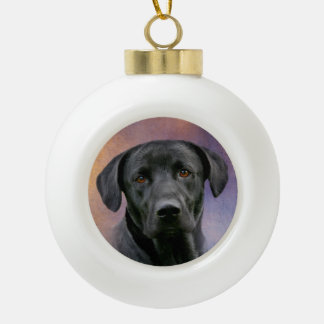 Boule En Céramique Labrador retriever noir
