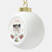 Boule En Céramique Lanterne en pin de Noël en souvenir d'amour (Droite)